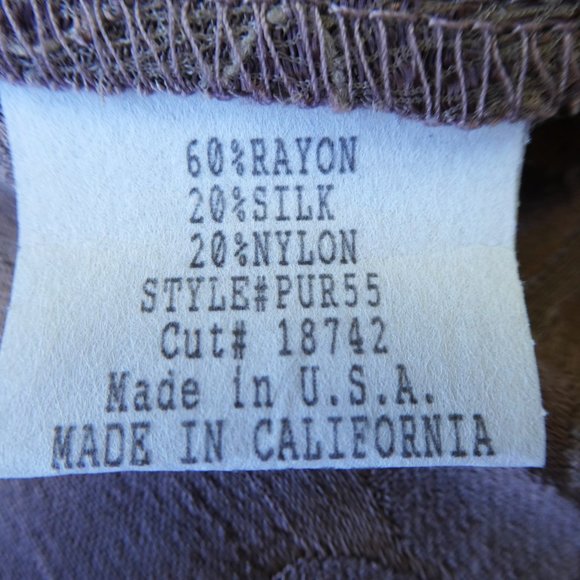 Spencer Alexis SiLK Blend Boho Kimono Top Neutral Beige Pink Knot Button Embosse - Picture 7 of 8